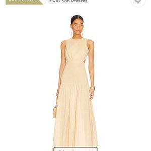 Chic Tan High Low Dress